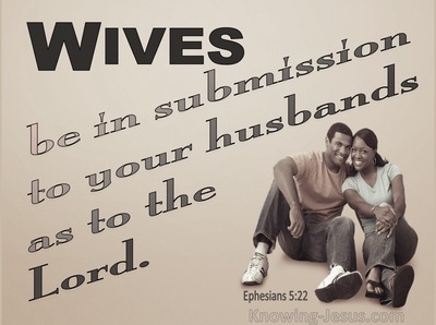 Ephesians 5:22 Wives Submit To Your Own Husbands (gray)